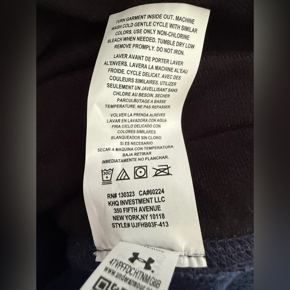 Under Armour Blue Quarter-Zip Sweater - Picture 9 of 9